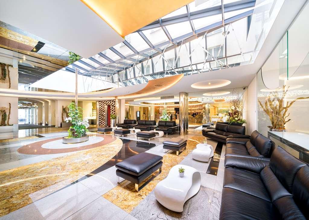Grandium Hotel Prag Interiør billede The hotel lobby