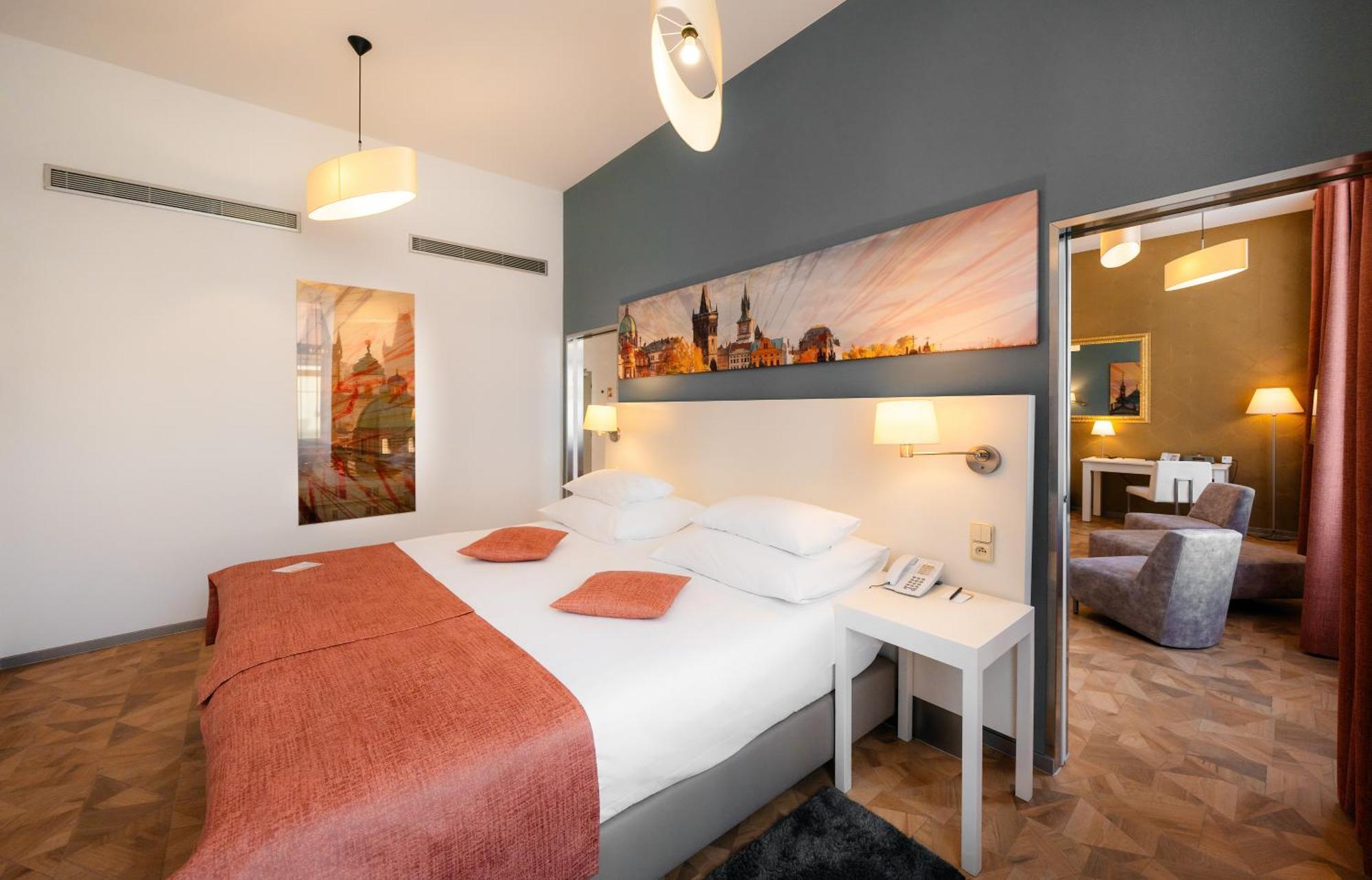Grandium Hotel Prag Eksteriør billede A room at the hotel